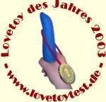 Lovetoytest Award Sextoy Lovetoy des Jahres 2003
