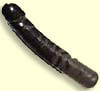 Granitdildo normal schwarz