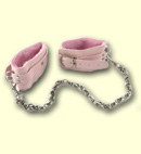 Pink Plush Ankle Cuffs